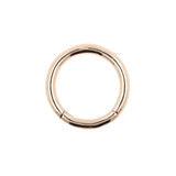 Chirurgischer Stahl Click-Ring Roségold
