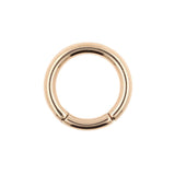 Chirurgischer Stahl Click-Ring Roségold