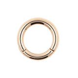 Chirurgischer Stahl Click-Ring Roségold
