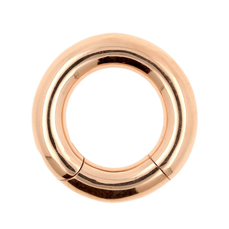 Chirurgisch Stalen Click Ring Rose Goud