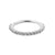 18 Karaats Witgouden Click Ring Met Zirkonia Clear