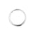 18 Karaats Witgouden Click Ring - Half Rond Zilver
