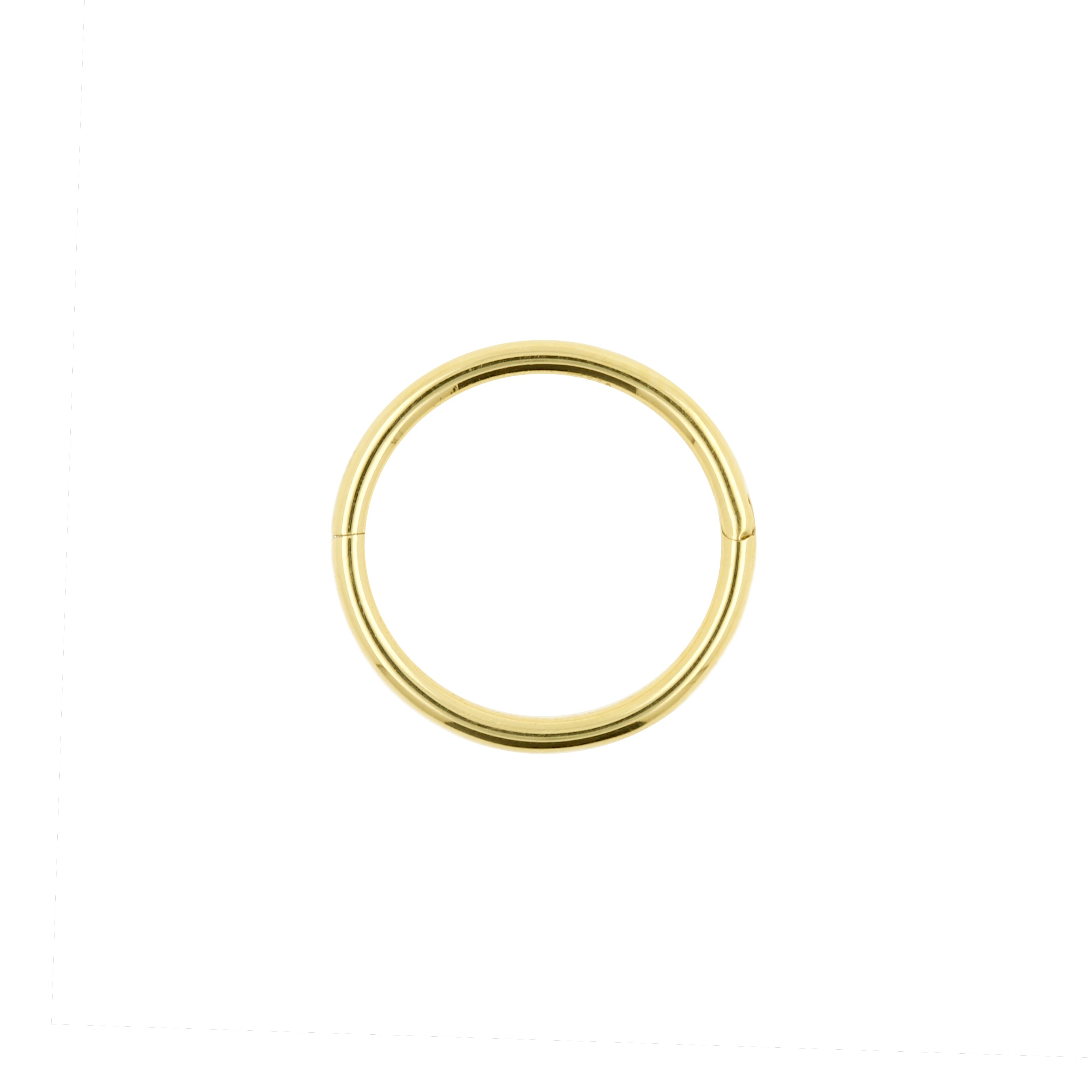 18 Karat Gold Click Ring With Wave Lock