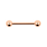 Chirurgischer Edelstahl Barbell Roségold