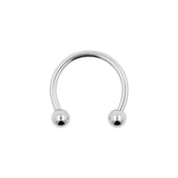 Chirurgenstahl Circular Barbell Silber