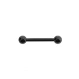 Chirurgischer Stahl Barbell Schwarz