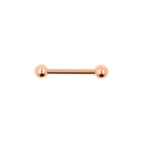 Chirurgischer Stahl Barbell Roségold