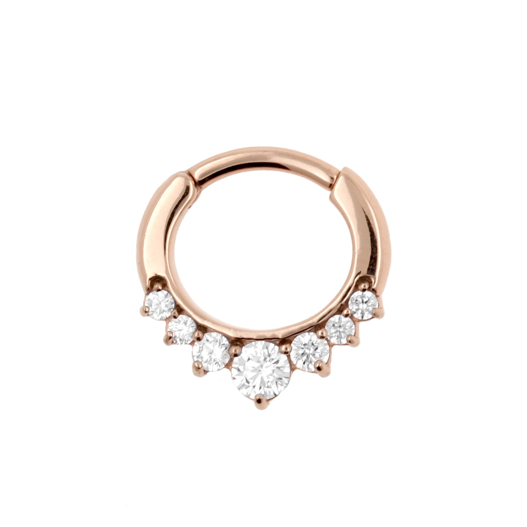 Chirurgisch Stalen Zirkonia Princess Ring Clear