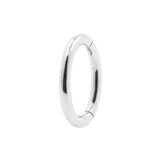 Nickelfreier Stahl-Nabel-Clicker - Silber