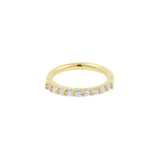 18 Karat Gold Nasen-Click-Ring mit Diamanten