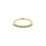 18 Karat Gold Nasen-Click-Ring mit Diamanten