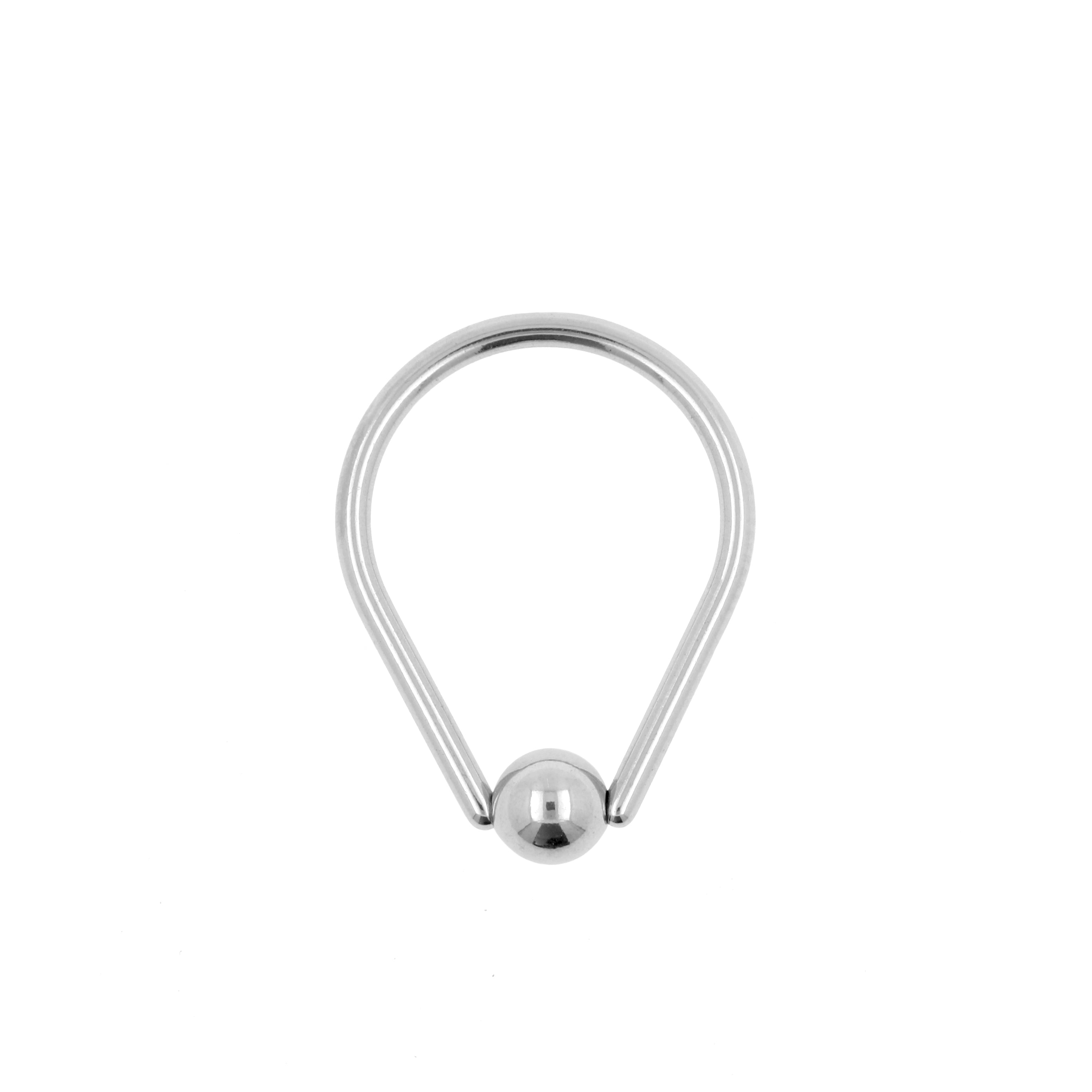 Chirurgisch Staal Ball Closure Ring - Druppel Zilver