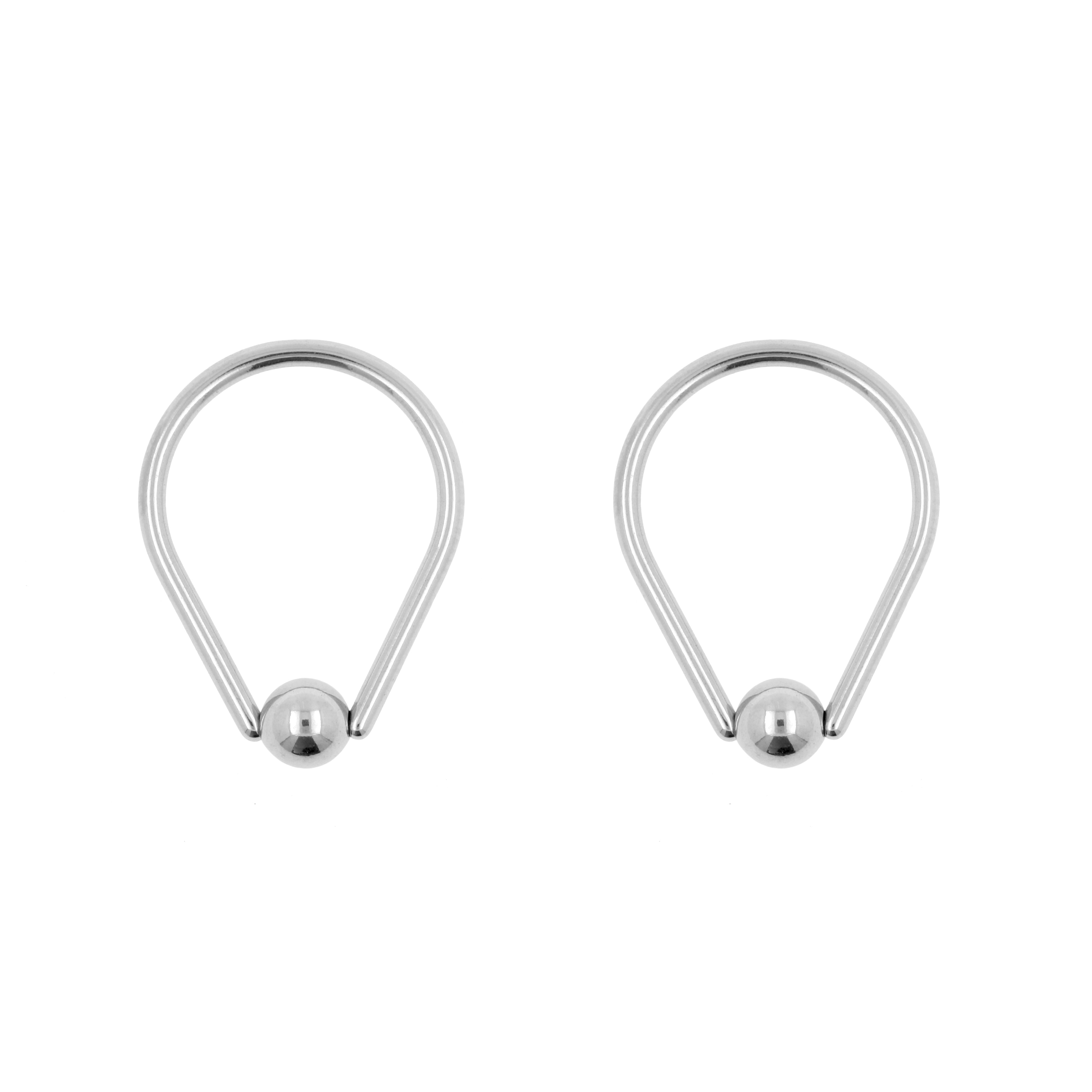 Chirurgisch Staal Ball Closure Ring - Druppel Zilver