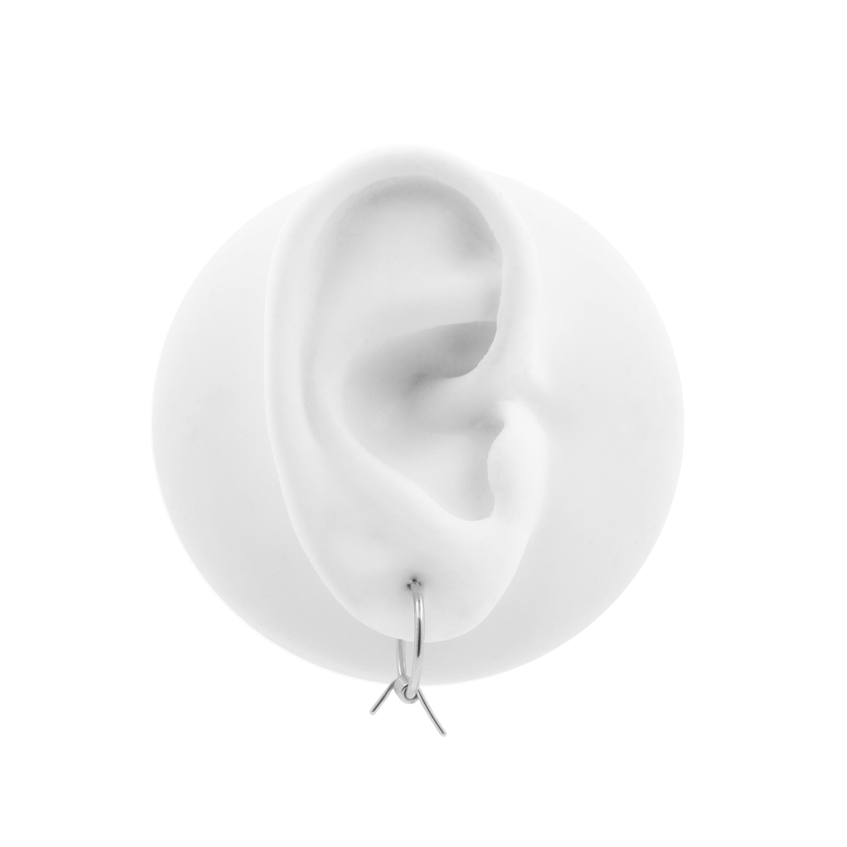 Chirurgisch Staal Ball Closure Ring - Prikkeldraad Zilver