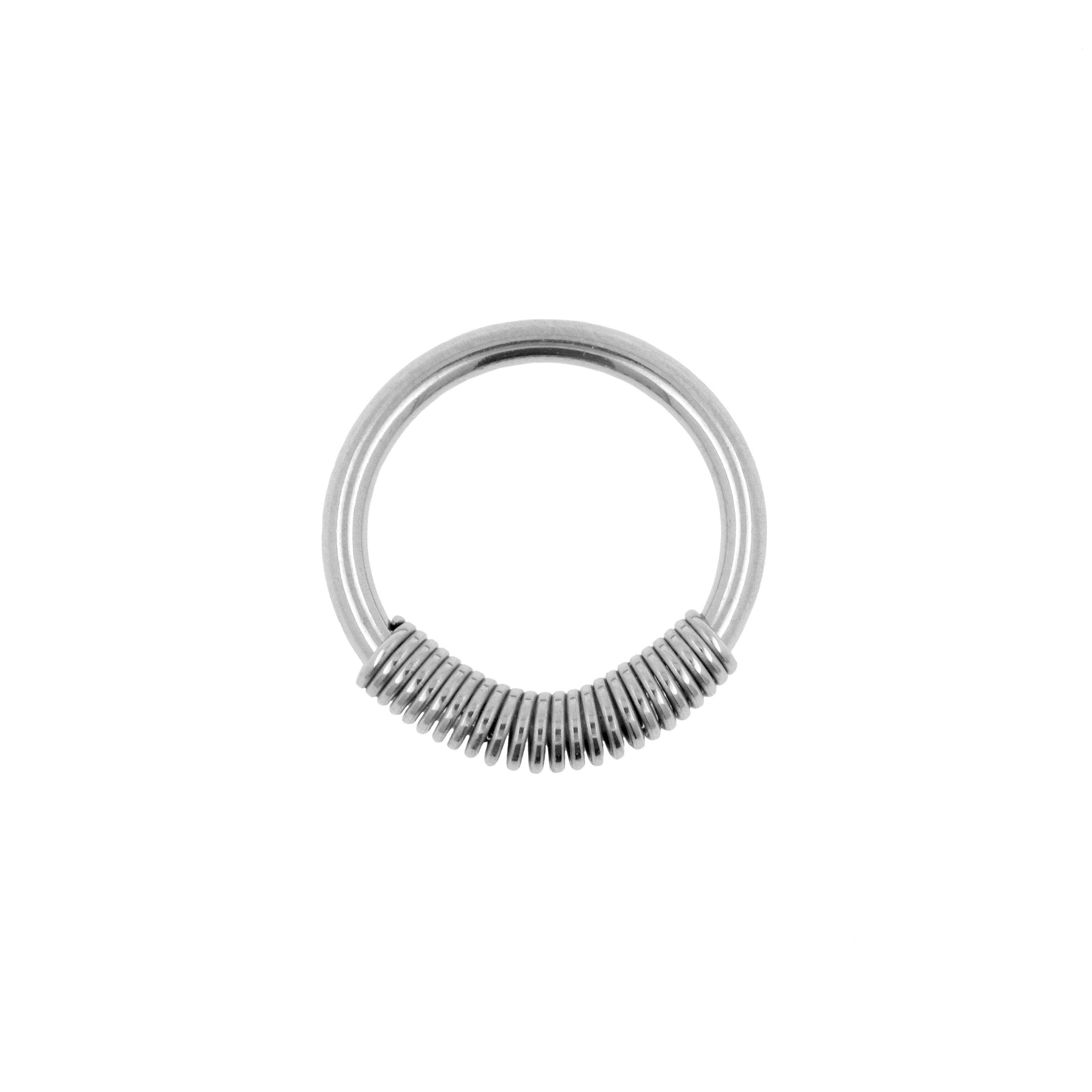 Chirurgisch Staal Ball Closure Ring - Cobra Zilver