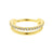 Chirurgisch Stalen Double Conch Clicker - Zirkonia Goud