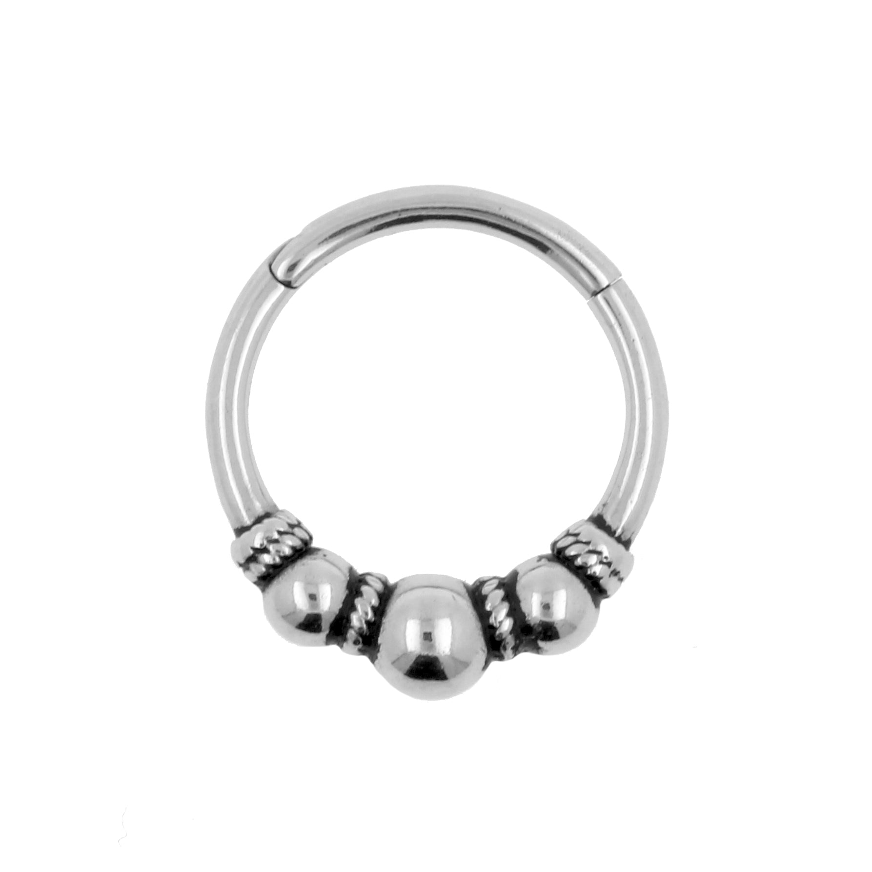 Chirurgisch Stalen Vintage Style Ring Zilver