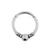 Chirurgisch Stalen Vintage Style Ring Zilver