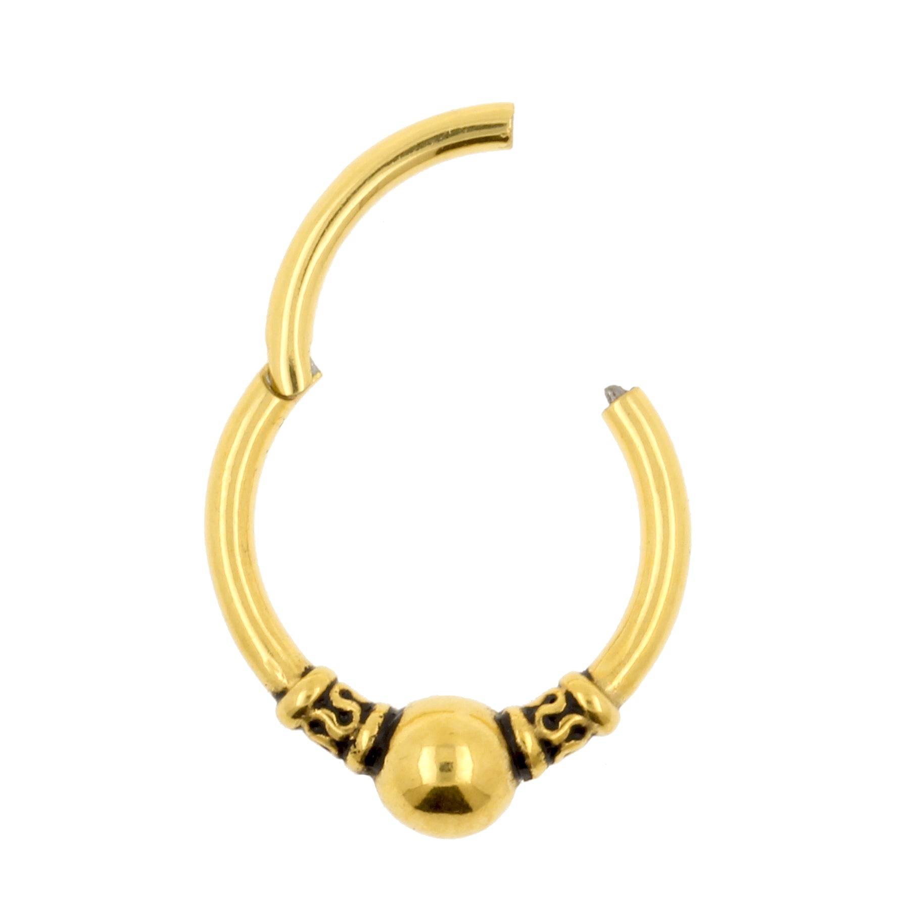 Chirurgisch Stalen Vintage Style Ring Goud