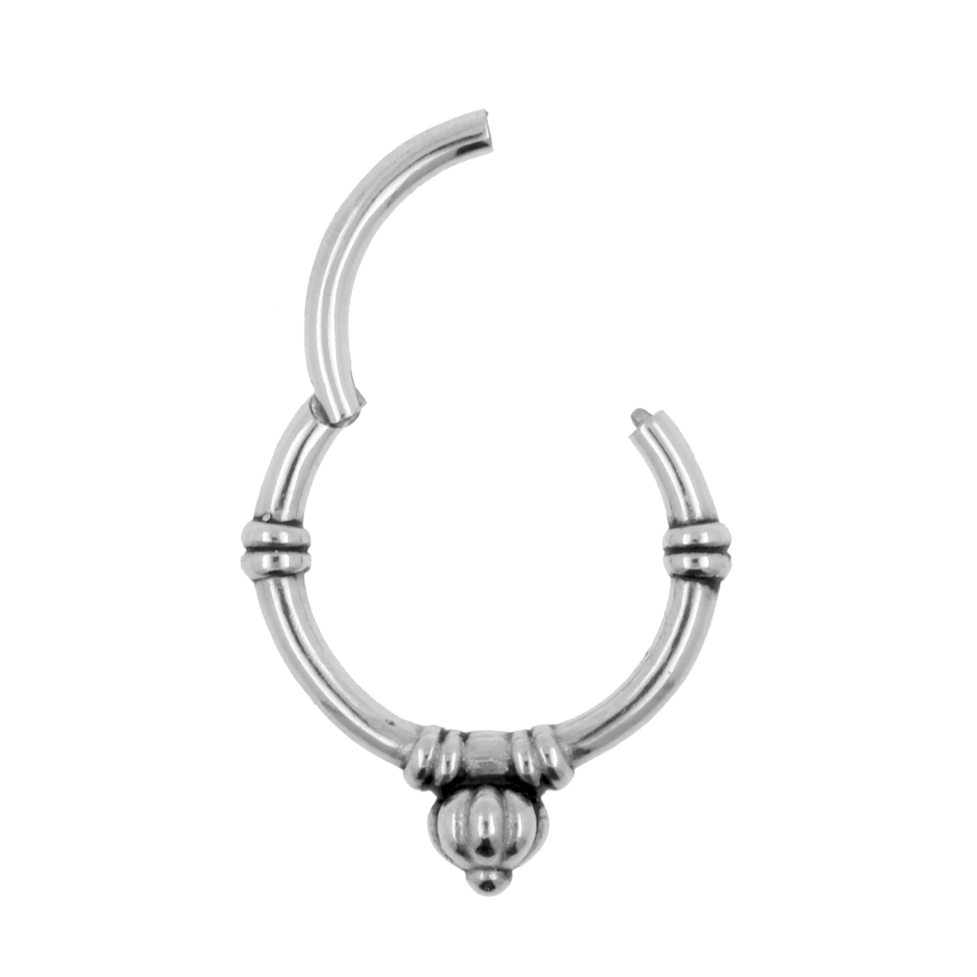Chirurgisch Stalen Vintage Style Ring Zilver