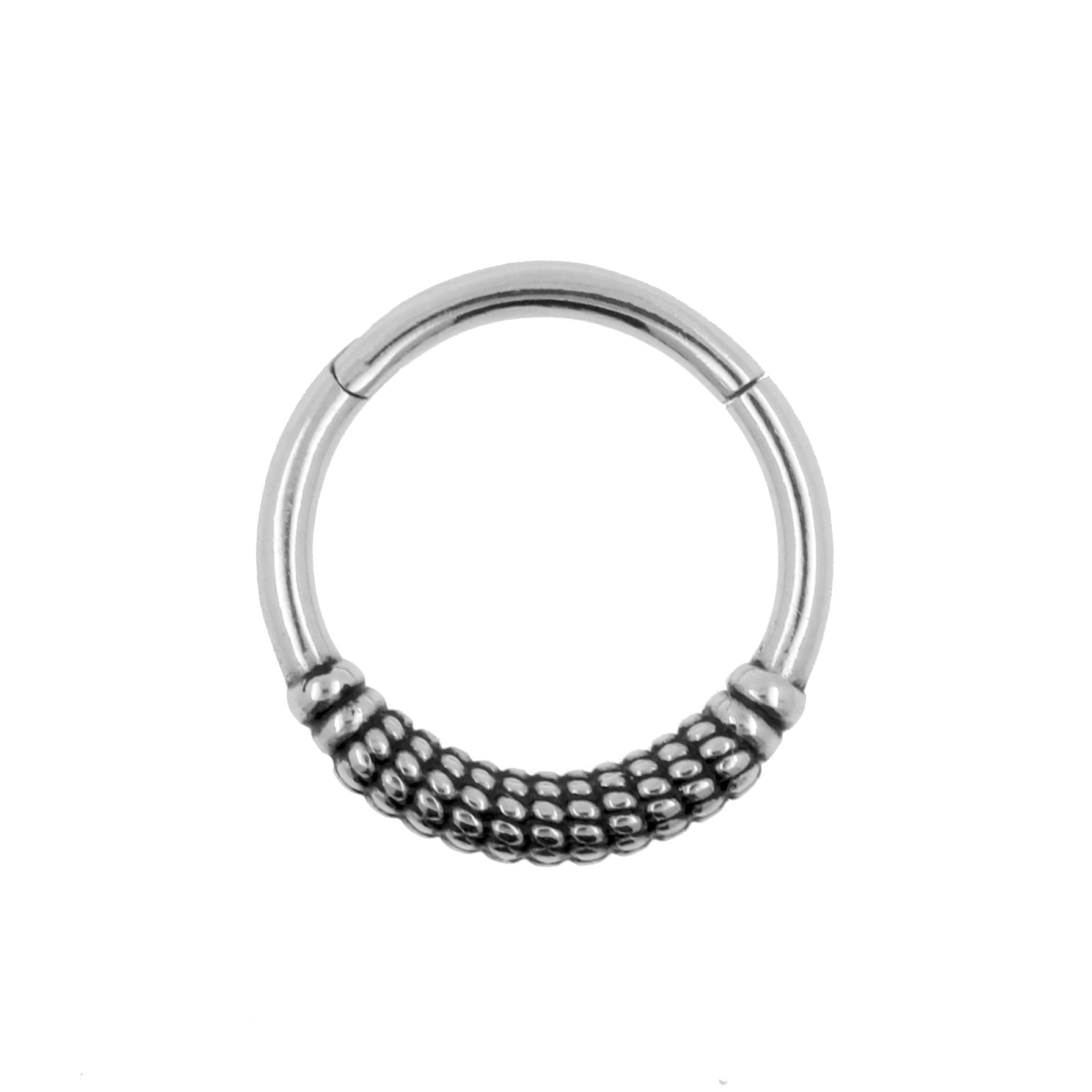 Chirurgisch Stalen Vintage Style Ring Zilver
