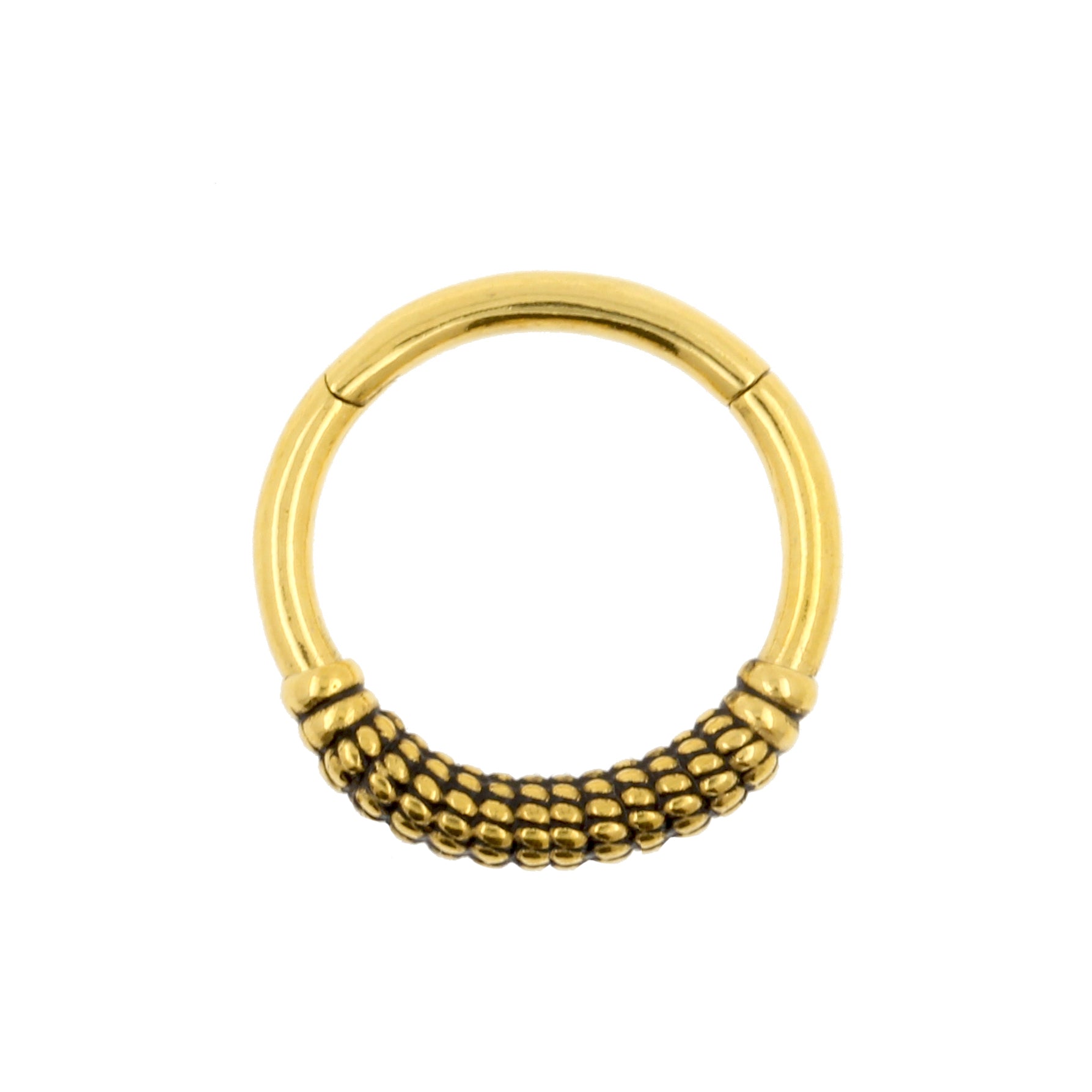 Chirurgisch Stalen Vintage Style Ring Goud