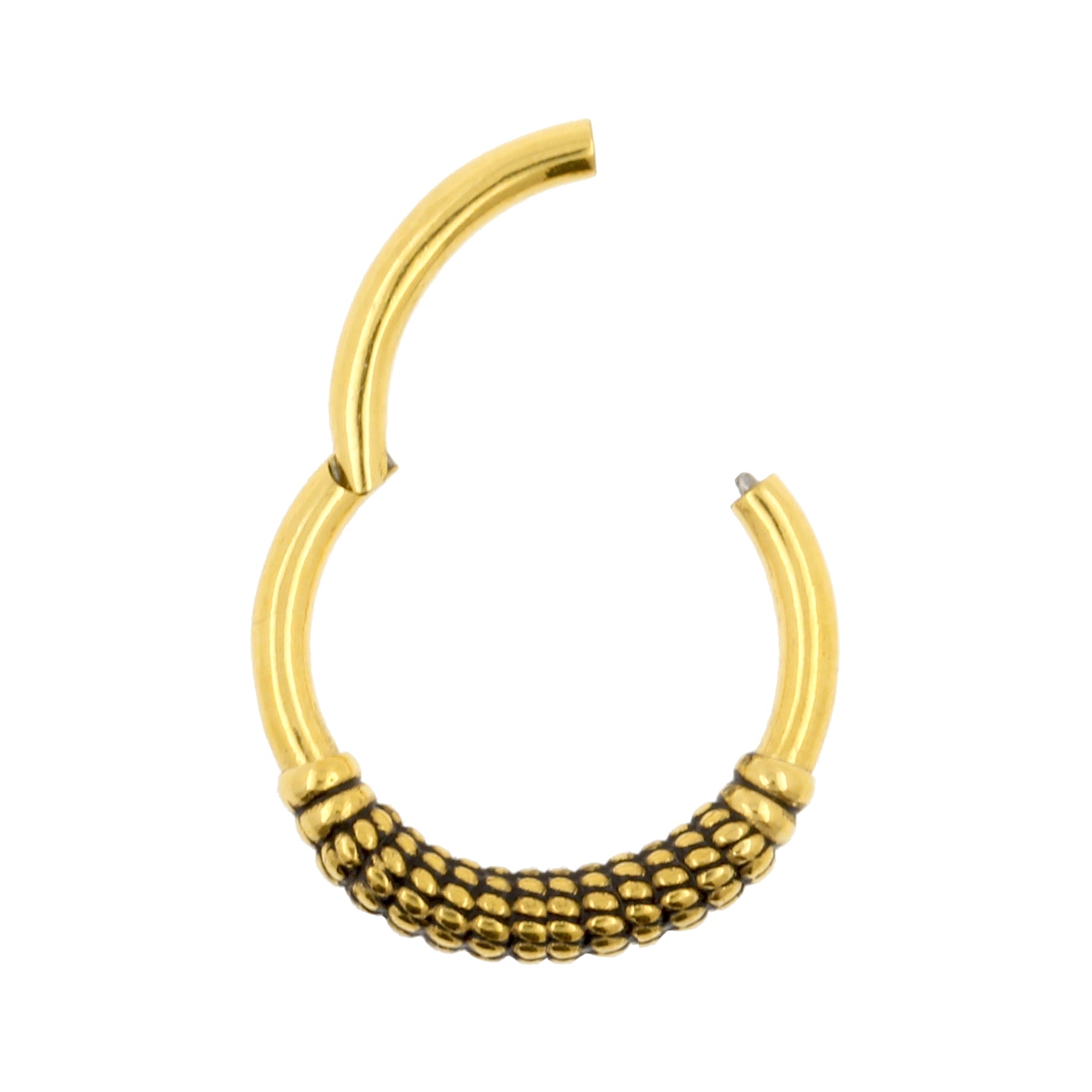 Chirurgisch Stalen Vintage Style Ring Goud