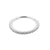 Chirurgisch Stalen Click Ring Met Zirkonia Clear