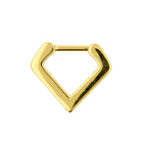 Chirurgischer Stahl Septum V-Clicker Gold