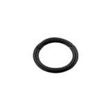 Chirurgischer Stahl Ovaler Clickring für Rookpiercings Schwarz