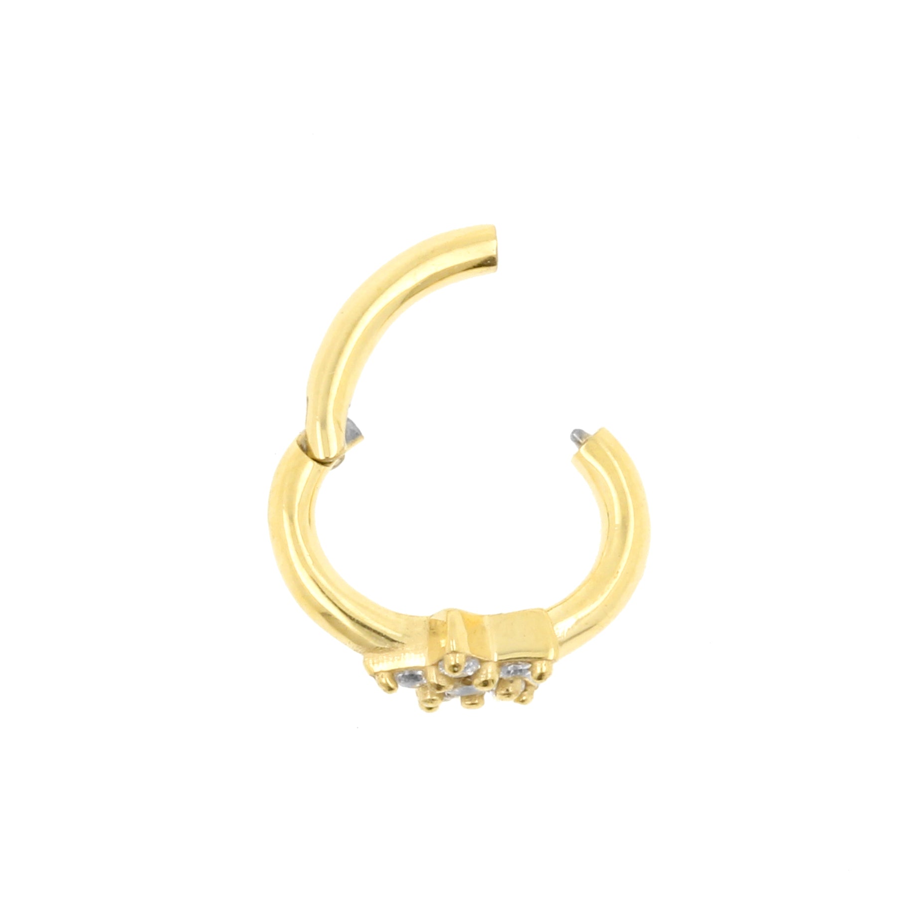 Nickel-Free Stainless Steel Rook Clicker - Star Gold