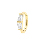 Nickelfreier Stahl-Rook-Clicker - Trapez Gold