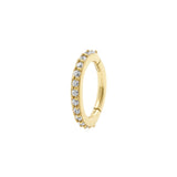Nickelfreier Stahl-Rook-Clicker - Einzelner Ring Gold