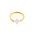 Surgical Steel Daith Clicker - Marquise Cluster Gold