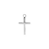 Chirurgischer Stahl Click-Ring Anhänger - Kreuz Klein