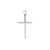Chirurgenstahl Click-Ring Anhänger - Cross Large