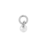 Chirurgischer Edelstahl Click Ring Anhänger – Jewel Silber