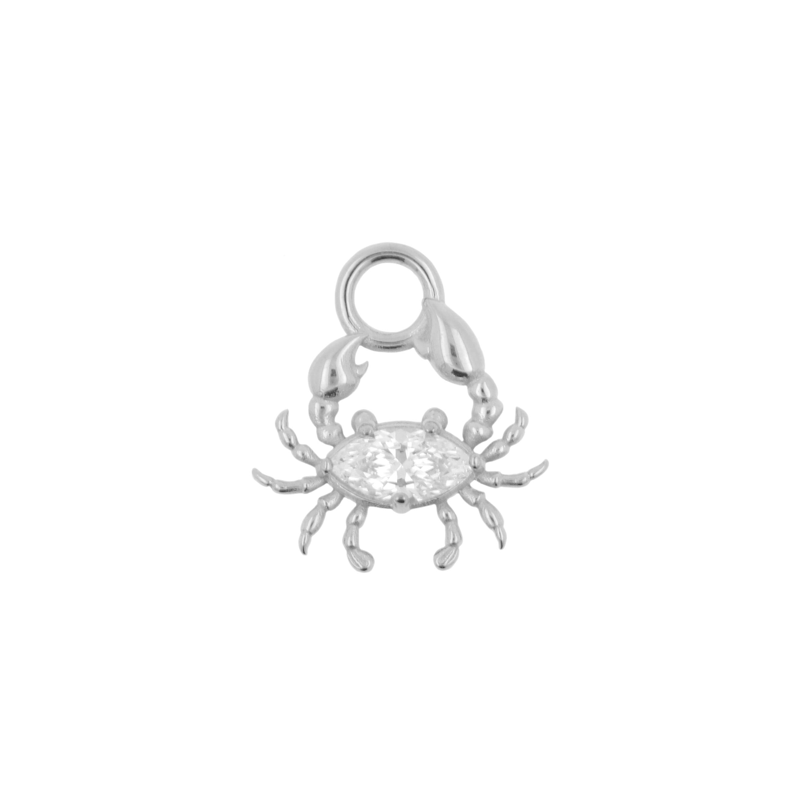 Nikkelvrij Stalen Bedel - Krab Zilver