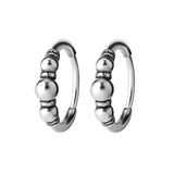 Click Hoop Ohrringe - Bali Silber