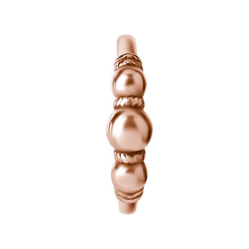 Click Hoop Oorbellen - Bali Rose Goud