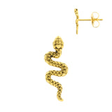 Chirurgenstahl Ohrstecker - Schlange Gold