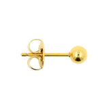 Einfache Ohrstecker aus chirurgischem Stahl Gold