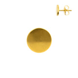 Chirurgische Stahl Ohrstecker - Disc Gold