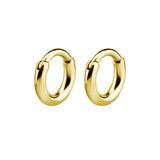 Chirurgischer Stahl Click Creolen Gold