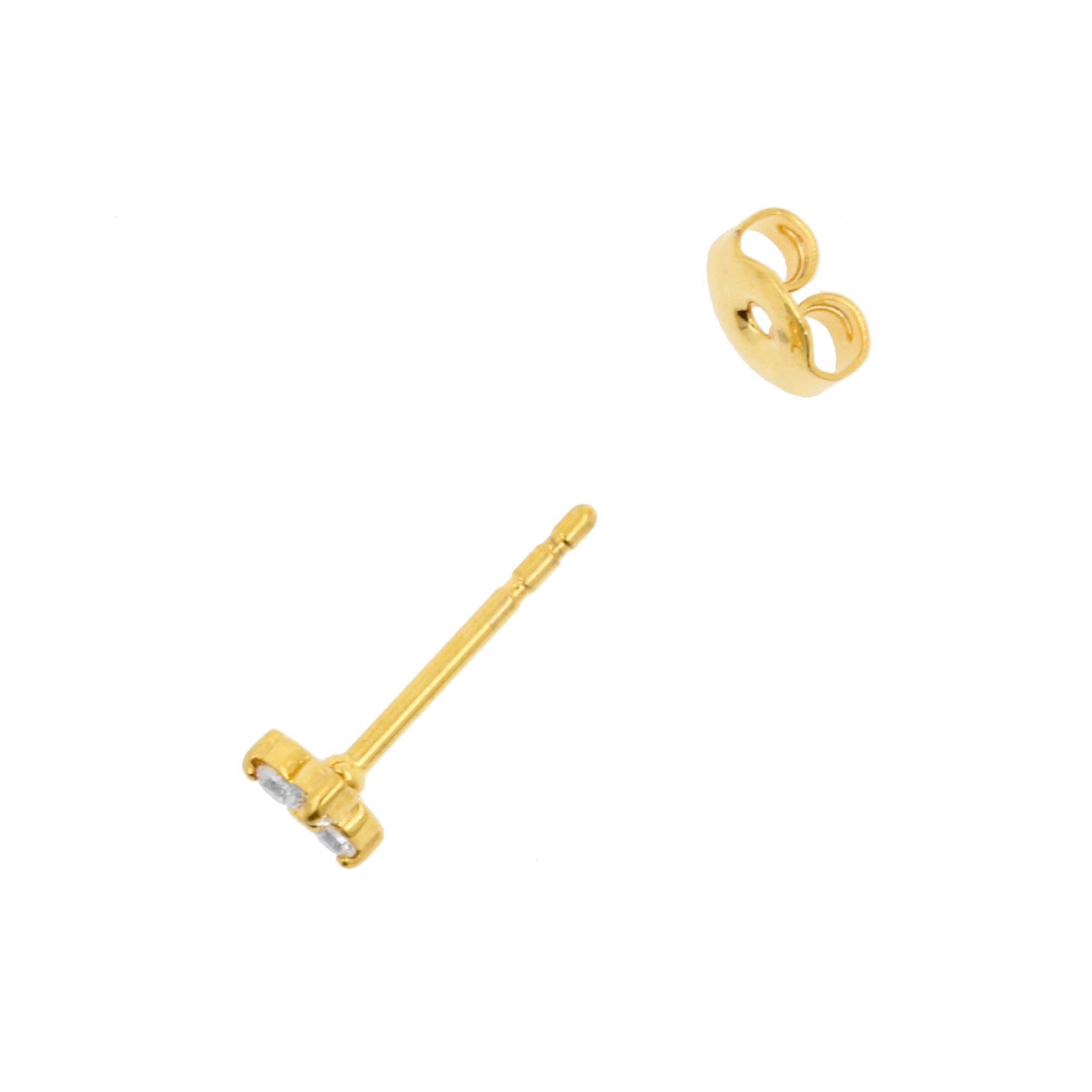 Chirurgisch Stalen Trinity Oorstekers - 4 mm Goud