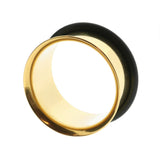Chirurgischer Stahl Single Flared Eyelet Gold