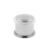 Titanium Stretch Plug - Flach Silber