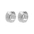 925 Zilver Oorringen - Bangle Gestreept - Zilver