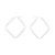925 Silver Ear Hangers - Diamond Silver