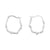 925 Zilver Oorhangers - Barbed Wire Zilver